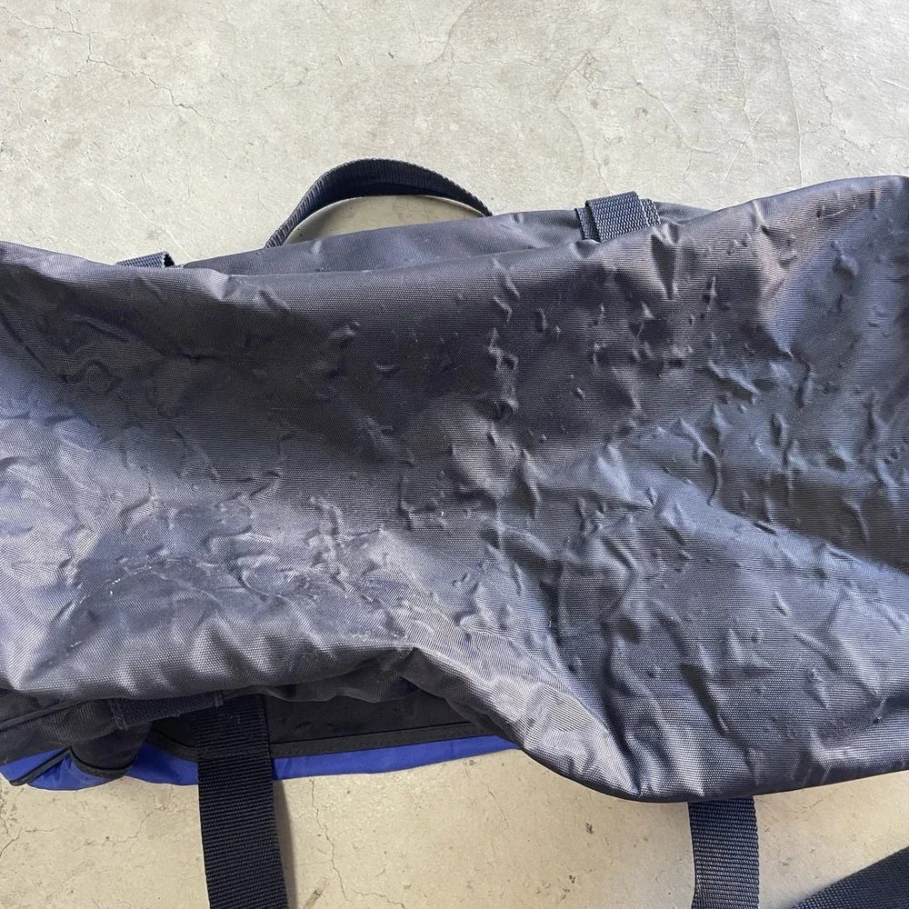 Polo Sport Ralph Lauren Blue Duffle Bag Y2K Gym Travel  90s USA RL